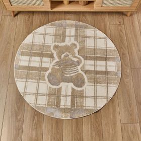 Evidea Soft Bear Bej 120x120 cm Halı