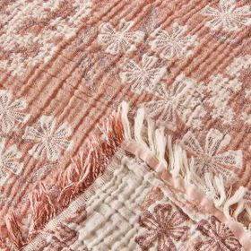 Evidea Soft Belloria Kiremit 160x255 cm Tek Kişilik Yatak Örtüsü