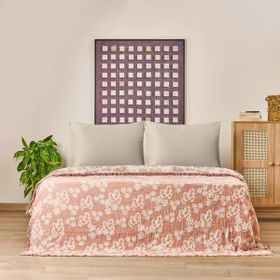 Evidea Soft Belloria Kiremit 220x255 cm Çift Kişilik Yatak Örtüsü