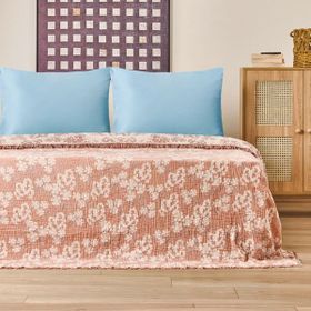 Evidea Soft Belloria Kiremit 220x255 cm Çift Kişilik Yatak Örtüsü