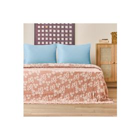 Evidea Soft Belloria Kiremit 220x255 cm Çift Kişilik Yatak Örtüsü