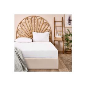 Evidea Soft Beyaz 100x200 cm Tek Kişilik Lastikli Çarşaf