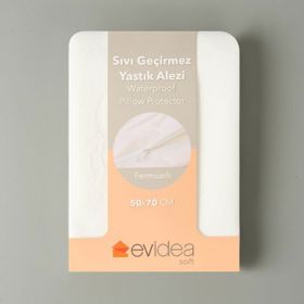 Evidea Soft Beyaz 50x70 cm Sıvı Geçirmez Yastık Alezi