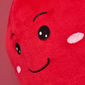 Evidea Soft Biber Figürlü Kırmızı 25 cm Yastık