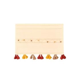 Evidea Soft Boncuklu Ekru 50x130 cm Runner