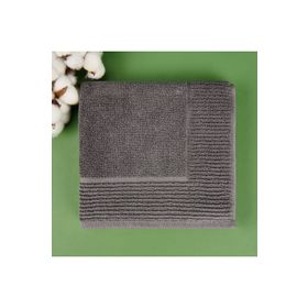 Evidea Soft Bordürlü Premium Antrasit 50x70 cm Ayak Havlusu