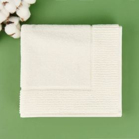 Evidea Soft Bordürlü Premium Ekru 50x70 cm Ayak Havlusu
