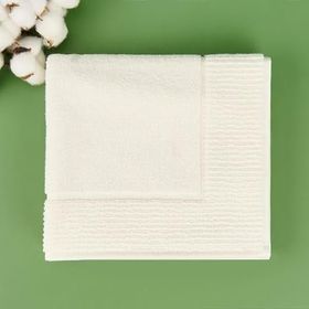Evidea Soft Bordürlü Premium Ekru 50x70 cm Ayak Havlusu