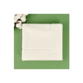Evidea Soft Bordürlü Premium Ekru 50x70 cm Ayak Havlusu