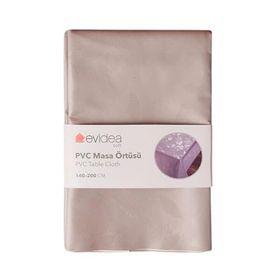 Evidea Soft Branch PVC Gri 140x200 cm Masa Örtüsü