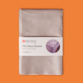 Evidea Soft Branch PVC Gri 140x200 cm Masa Örtüsü