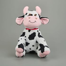 Evidea Soft Büyük İnek Figürlü Beyaz Siyah 40x27 cm Yastık