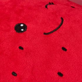 Evidea Soft Çilek Figürlü Kırmızı 25 cm Yastık