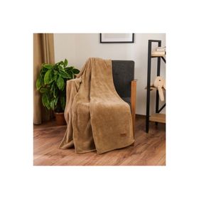 Evidea Soft Cozy Kahverengi 120x160 cm Wellsoft TV Battaniyesi
