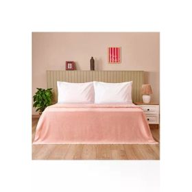 Evidea Soft Elendil Yavruağzı 200x230 cm Çift Kişilik Yatak Örtüsü