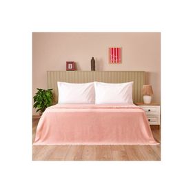 Evidea Soft Elendil Yavruağzı 200x230 cm Çift Kişilik Yatak Örtüsü