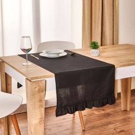 Evidea Soft Fancy Siyah 50x130 cm Runner