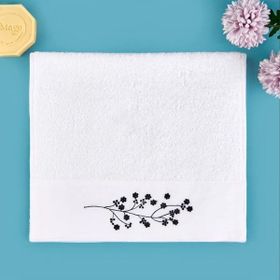 Evidea Soft French Cottage Ekru 30x50 cm Nakışlı El Havlusu