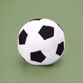Evidea Soft Futbol Topu Figürlü Siyah Beyaz 30x30 cm Yastık