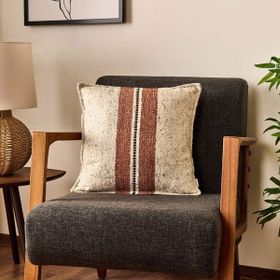 Evidea Soft Ganye Ekru 45x45 cm Kırlent