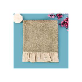 Evidea Soft Green Culture Twin Yeşil 50x90 cm Papatya Desenli Yüz Havlusu