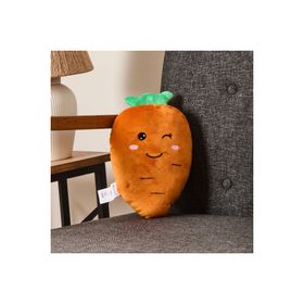 Evidea Soft Havuç Figürlü Turuncu 25 cm Yastık