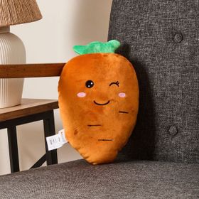 Evidea Soft Havuç Figürlü Turuncu 25 cm Yastık