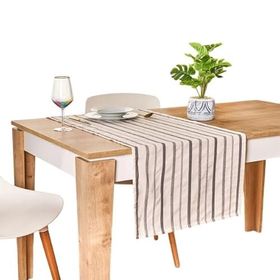 Evidea Soft Herringbone Ekru Antrasit 50x130 cm Runner