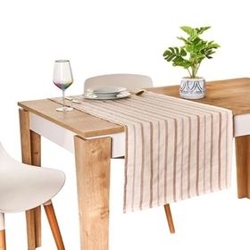 Evidea Soft Herringbone Ekru Bej 50x130 cm Runner