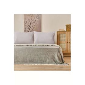 Evidea Soft Hevin Antrasit 220x240 cm Çift Kişilik Yatak Örtüsü