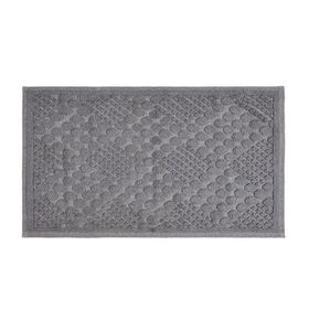 Evidea Soft Kağan Gri 60x100 cm + 50x60 cm 2'li Banyo Paspası