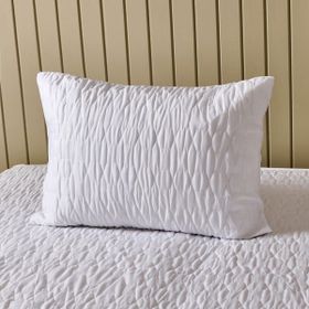 Evidea Soft Kapitoneli Beyaz 50x70 cm Sıvı Geçirmez Yastık Alezi