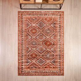 Evidea Soft Lalbahar Afgan Desenli Bej 160x230 cm Halı