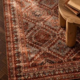 Evidea Soft Lalbahar Afgan Desenli Bej 160x230 cm Halı
