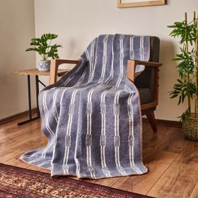 Evidea Soft Mavruz Mavi 130x170 cm Pamuklu TV Battaniyesi