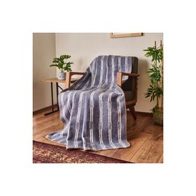 Evidea Soft Mavruz Mavi 130x170 cm Pamuklu TV Battaniyesi