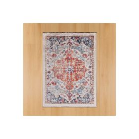 Evidea Soft Milas Gri 160x230 cm Madalyon Desenli Halı
