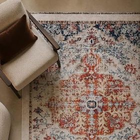 Evidea Soft Milas Gri 160x230 cm Madalyon Desenli Halı