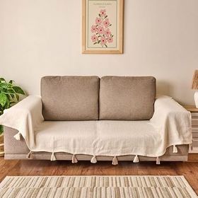 Evidea Soft Mount Ekru 115x200 cm Koltuk Örtüsü