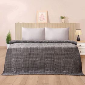 Evidea Soft Nako Gri 220x240 cm Çift Kişilik Yatak Örtüsü