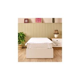 Evidea Soft Nando 100x200 cm Beyaz Tek Kişilik Lastikli Alez