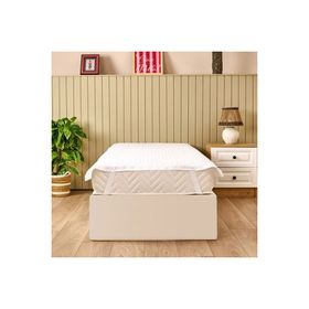 Evidea Soft Nando 100x200 cm Beyaz Tek Kişilik Lastikli Alez