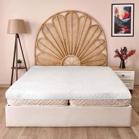 Evidea Soft Nando 160x200 cm Beyaz Basic Çift Kişilik Lastikli Alez