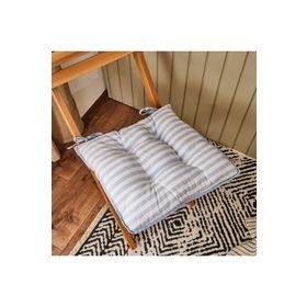 Evidea Soft Nautical Fun Ekru Mavi 43x43 CM Sandalye Minderi