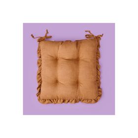 Evidea Soft Nora 40x40 cm Açık Kahverengi Sandalye Minderi