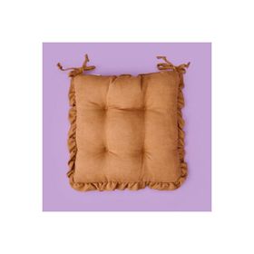 Evidea Soft Nora 40x40 cm Açık Kahverengi Sandalye Minderi