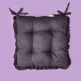 Evidea Soft Nora 40x40 cm Antrasit Sandalye Minderi