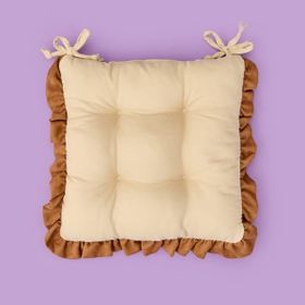 Evidea Soft Nora 40x40 cm Bej Kahverengi Sandalye Minderi