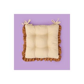 Evidea Soft Nora 40x40 cm Bej Kahverengi Sandalye Minderi