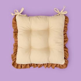 Evidea Soft Nora 40x40 cm Bej Kahverengi Sandalye Minderi